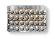 Photograph of a pack of birth control pills